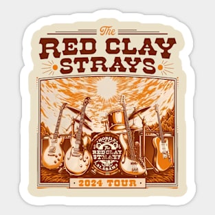 The Red Clay Strays Tour 2024 Sticker